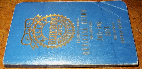 1964-68 1969 1970 1971 Kelley Blue Book Buick Dodge Ford Chevy Olds Cadillac AMC
