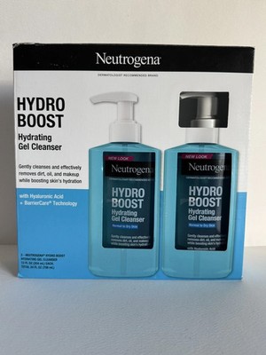 Neutrogena hydro boost hydrating gel cleanser 12 fl oz Each x (2 PACK)New Sealed