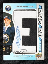 2018-19 SP Game Used Draft Day Marks Rookies 4/35 Casey Mittelstadt Auto 11gj