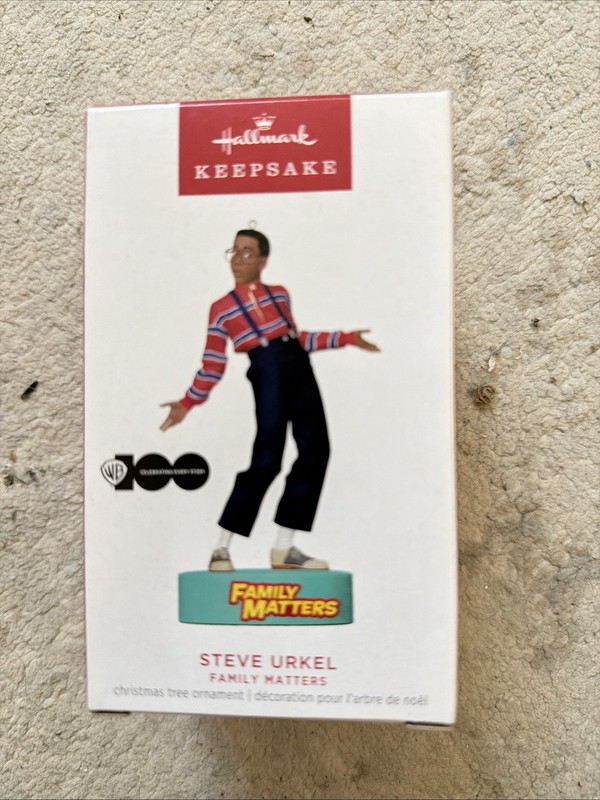 Hallmark 2023 Family Matters "Steve Urkel" Magic Ornament