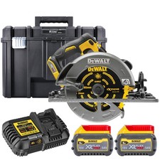 Image of DeWalt DCS579T2-GB 54V XR Circular Saw 190mm + 2 x 6Ah Batteries, Charger & Case