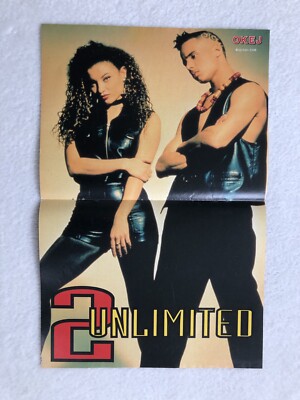 JANET JACKSON 1990s Poster Swedish Music magazine OKEJ Vintage