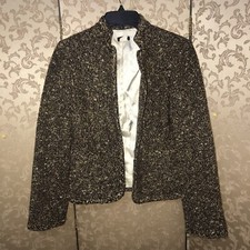 J. Crew Green Multi-Color Greenwich Tweed Jacket Blazer Size 6