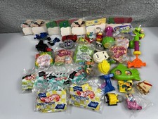 McDonald  s Happy Meal Burger King Wendy Toys Vintage Lot of 41 24 New Sealed 