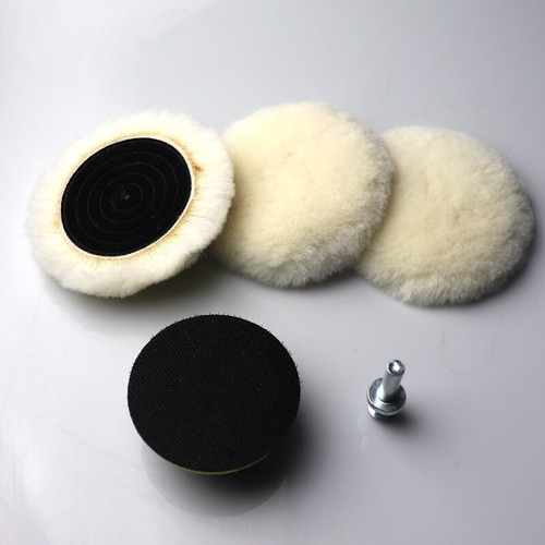 3 Inch Wool Buffer Wool Buffing Pad Lambwool Wool Buffing Polishing Pads Kit - Picture 13 of 17