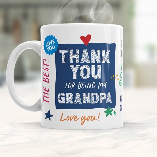 Grandpa Gift Mug Present Keepsake I Love Novelty Cup For Birthday Christmas Xmas - Picture 2 of 6