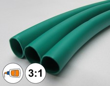  1 FOOT 3/4" Green Heat Shrink Tube 3:1 Dual Wall Adhesive Glue Marine/to 0.75"