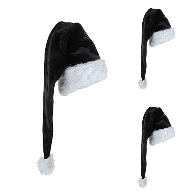 Carnival Christmas Santa Hat Unisex Holiday Comfort Xmas Hat