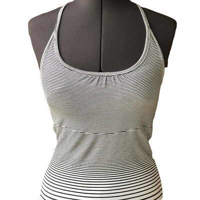 black and white striped athletic dress Womens Morticia Inspired Halloween Costume main image 1