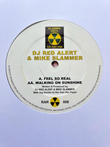 DJ Red Alert & Mike Slammer – Feel So Real / Walking On Sunshine 12" Vinyl - Afbeelding 1 van 1