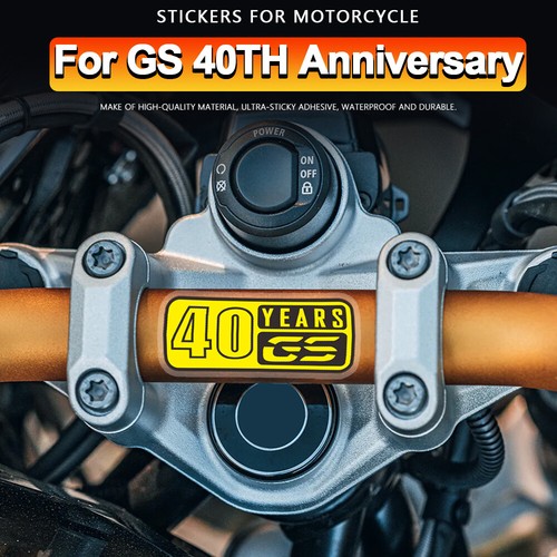 Calcomanía adhesiva impermeable manillar moto para BMW R 1250 GS 40 años - Imagen 8 de 9