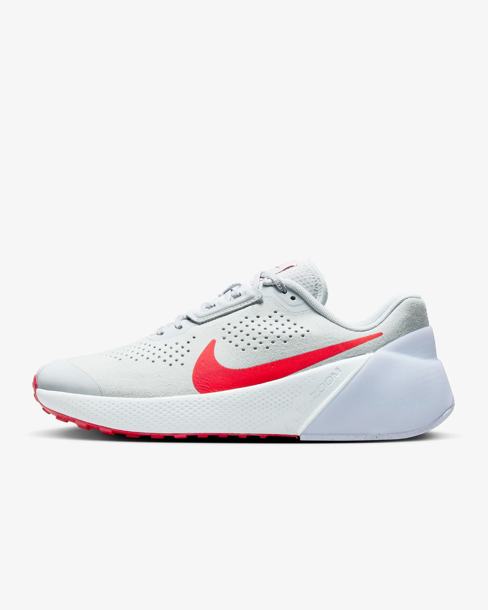 Nike Men's Air Zoom TR Pure Platinum/Red Workout Shoes DX9016