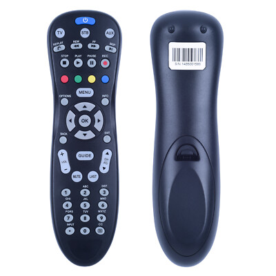 New Universal For Entone RC45P-T2 Set Top Box Black Remote Control
