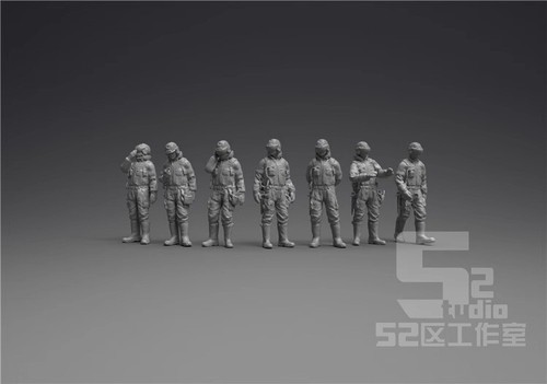 1/144 1/100 1/60 Miniatura Mantenimiento Terrestre Equipo Escena Figuras Modelo - Imagen 3 de 18