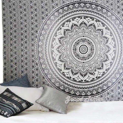 USA Psychedelic Mandala Tapestry Hippie Room Wall Hanging Blanket Art Home Decor - Picture 277 of 301