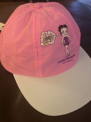 Betty Boop Vtg 1992 MGM Grand Las Vegas Stretch Pink Nylon  display picture 3