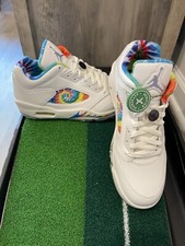 Jordan 5 Golf Low Peace, Love, and Golf for Sale | Authenticity