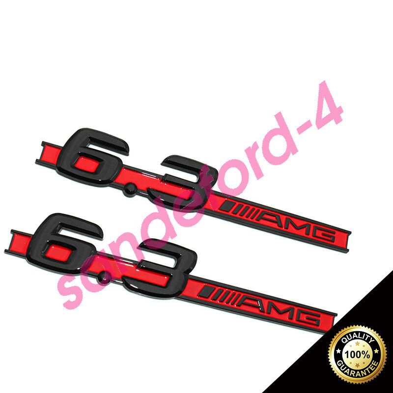 1x Emblema AMG 3D Negro Con Marco Para Matrícula De Fibra De