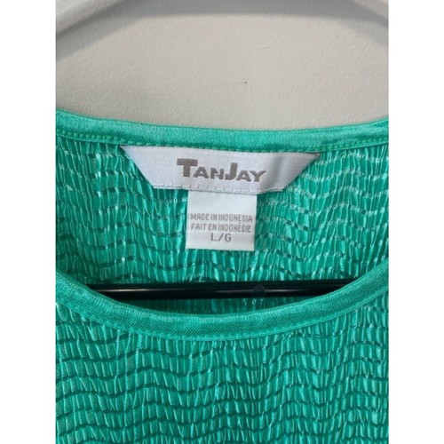 Tanjay Women's Blazer Size 14/Large Teal Long Sleeve Blazer & Tops - Picture 13 of 14
