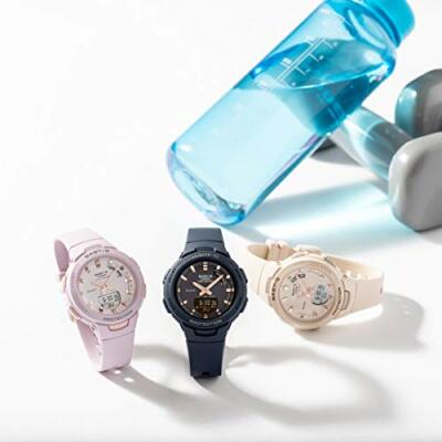CASIO BABY-G G-SQUAD BSA-B100-4A1JF Beige Women's Watch 2018 New