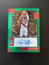 2022-23 Donruss Optic Ben McLemore Signature Series Green Prizm Auto
