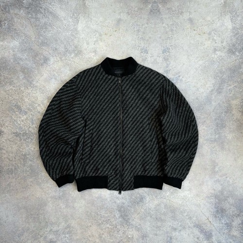 *SAMPLE* ANN DEMEULEMEESTER OVERSIZED BETTOCA WOOL BOMBER JACKET SIZE S UNISEX