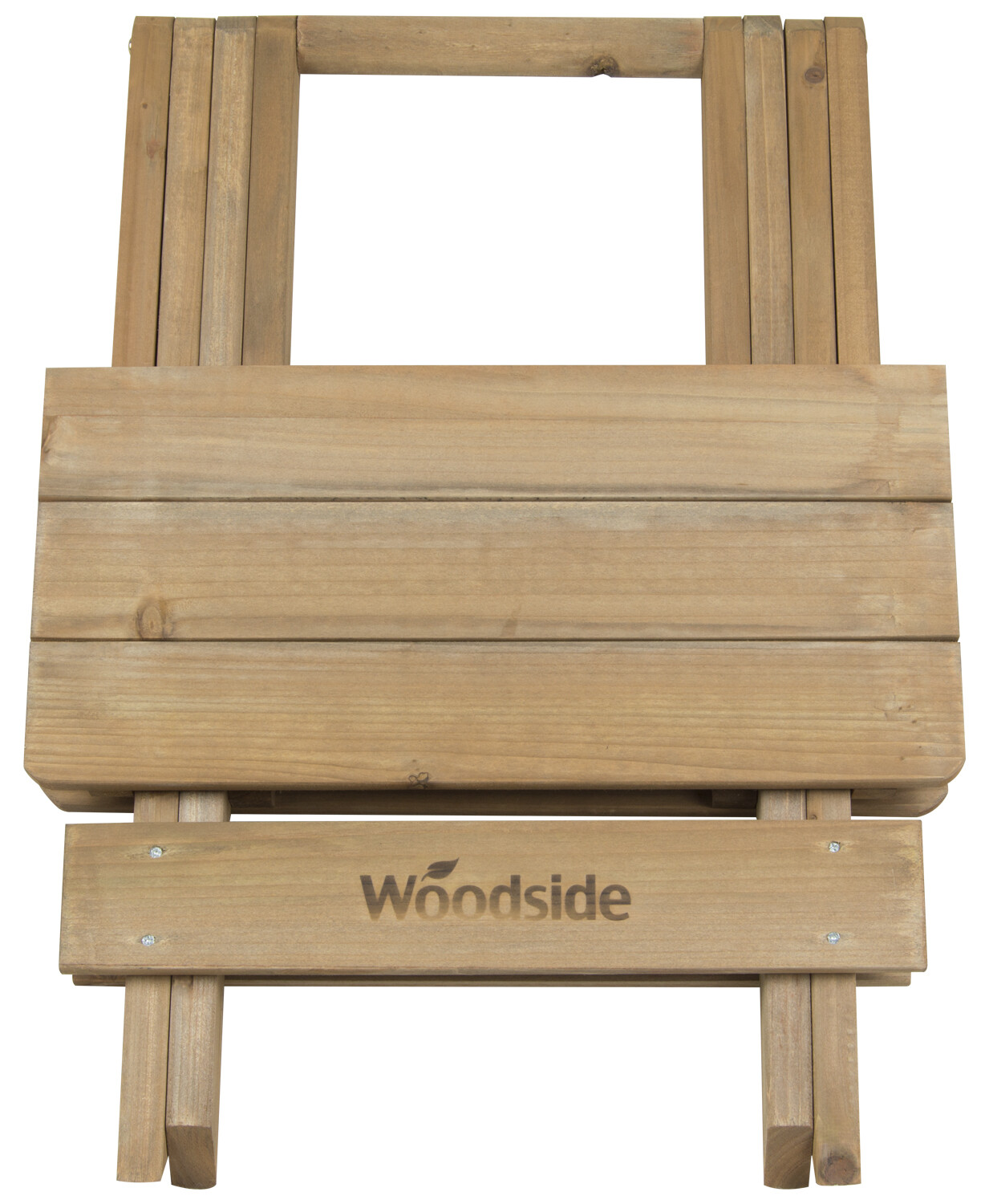 Woodside Folding Coffee Side Snack Table Wooden Garden Patio Furniture