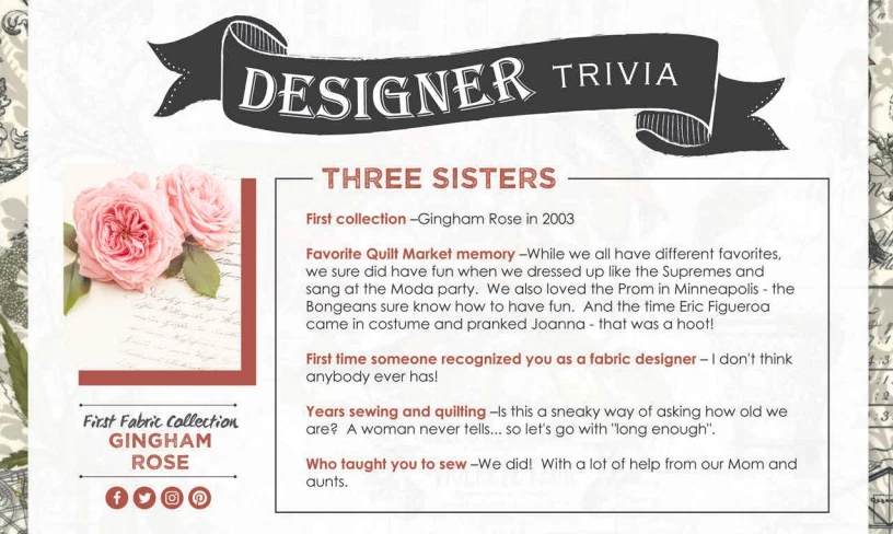 Tela Edredón Moda PROMENADE 44284 13 Azul Rosa Floral 3 HERMANAS Foto 4 de 4