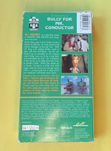 VHS Tape Tested Shining Time Station Bully For Mr. Conductor A Thomas Story - Picture 3 of 8