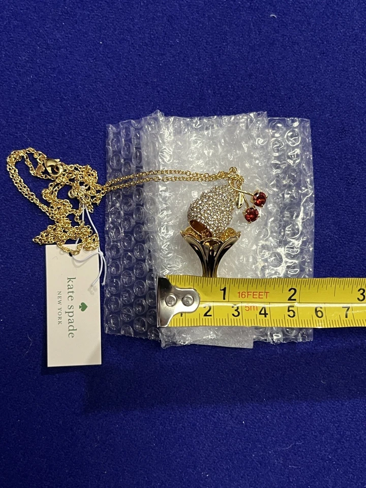 NWT Kate Spade New York Ice Cream Sundae Pendant Necklace - Image 4 of 4