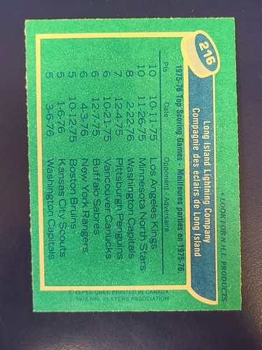 Tarjetas de hockey O-Pee-Chee OPC 1976-77 completa tu conjunto que elijas #176-396 - Imagen 67 de 275