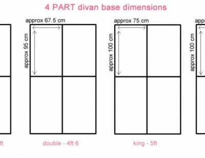 NOT DIVAN BASE ! Only option make single bases in 2 parts,double king in 4 parts