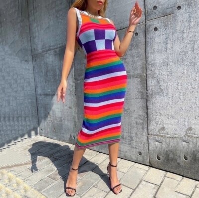 alo yoga knit dress Tennis Club Sweater Knit Dress main image 1