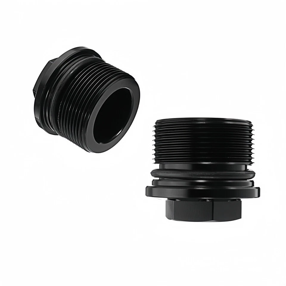 1 par de pernos de tapa de tubo de horquilla negros de 39 mm para Harley 1987-2016 para Sportster 1200 883 Foto 2 de 4