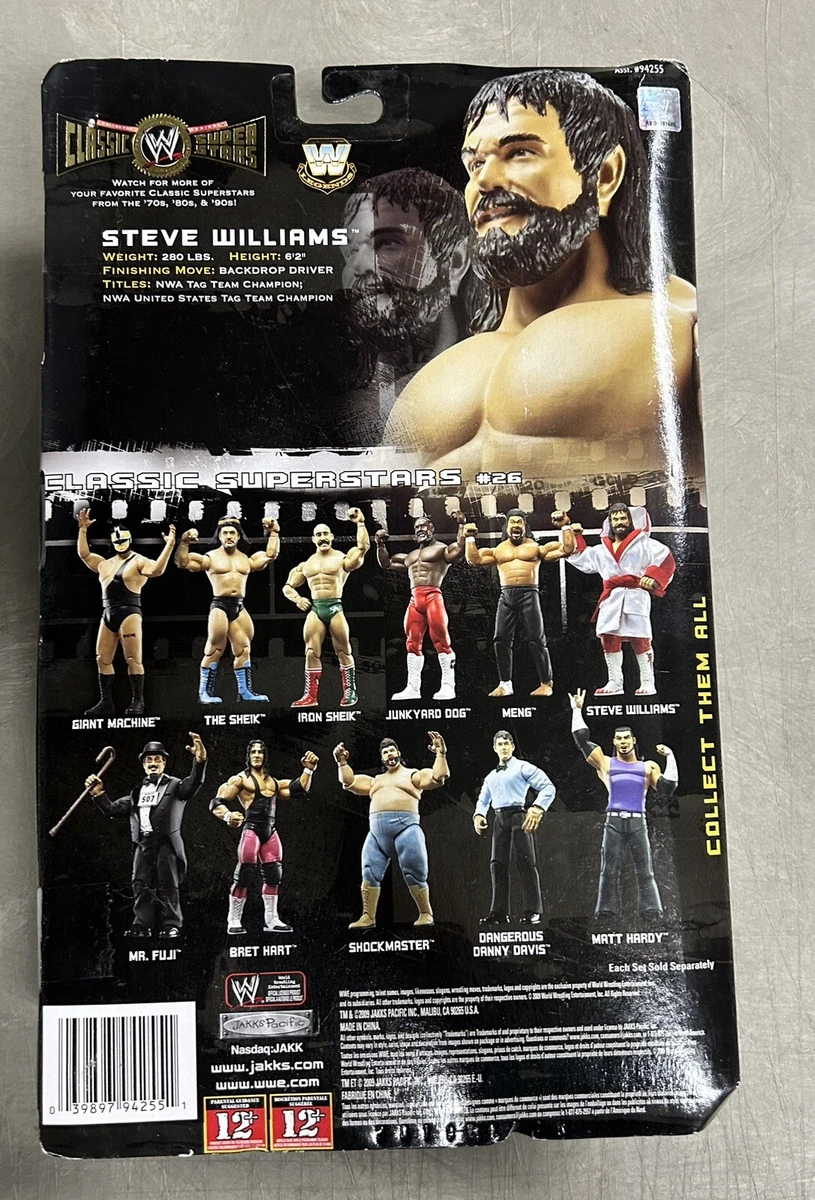 WWE Classic Superstars Dr. Death Steve Williams Figure Jakks Pacific WWF Sealed