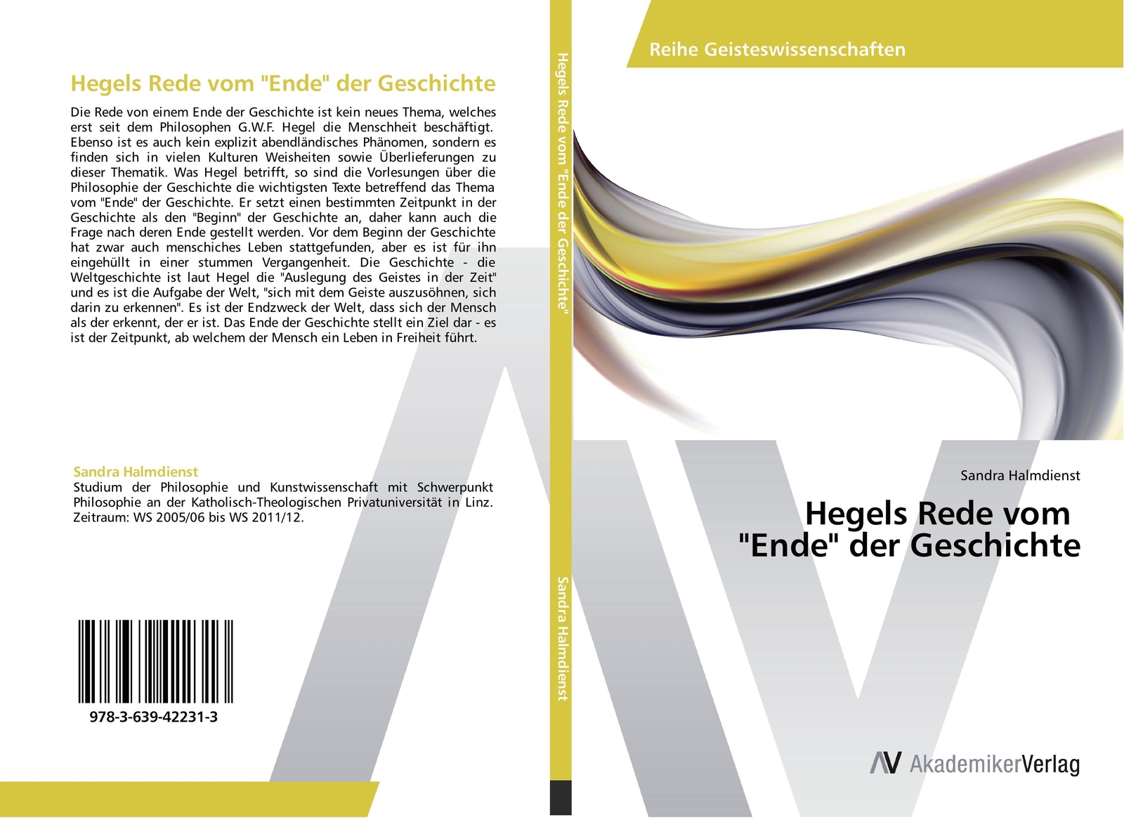 Thumbnail - Sandra Halmdienst | Hegels Rede Vom Ende Der Geschichte | Taschenbuch