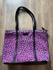 Vera Bradley Cheetah Pattern Purse Tote with flaws 