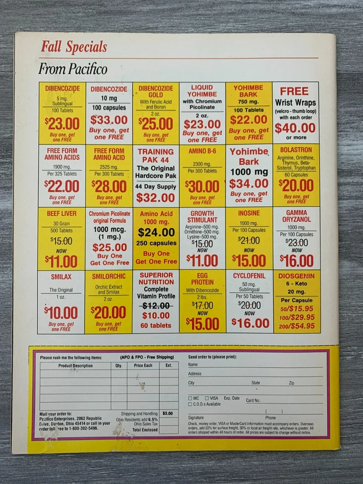 1991 Feb POWERLIFTING USA Magazine v.14 #7 VG/FN 5.0 Russian Steroid Expose' - Image 3 of 3