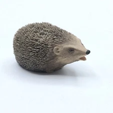 Small Porcupine Hedgehog Figure Figurine Resin Realistic Detailed Home Decor