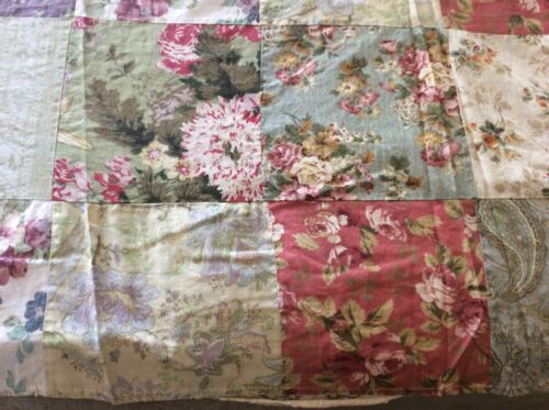 Greenland Home Bloom Prairie Patchwork Duschvorhang Shabby Chic Cottage - Bild 2 von 9