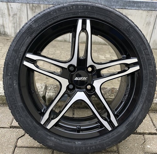 Alutec Poison 16´´ schwarz Smart Fortwo forfour 453 Alufelgen Sommerreifen Conti - Bild 2 von 5