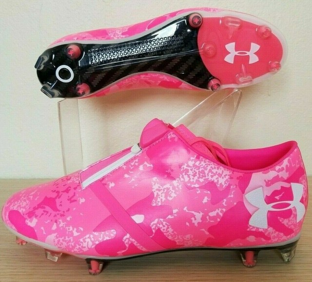 under armour football boots pink