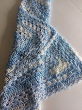 New Soft Preemie Baby Handmade Crocheted Cradle Bassinet Receiving Blanket