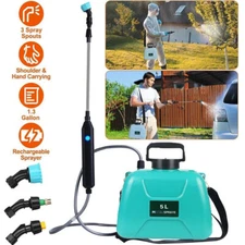 Rechargeable Electric Garden Plant Sprayer 1.35Gallon Battery Powered Sprayer