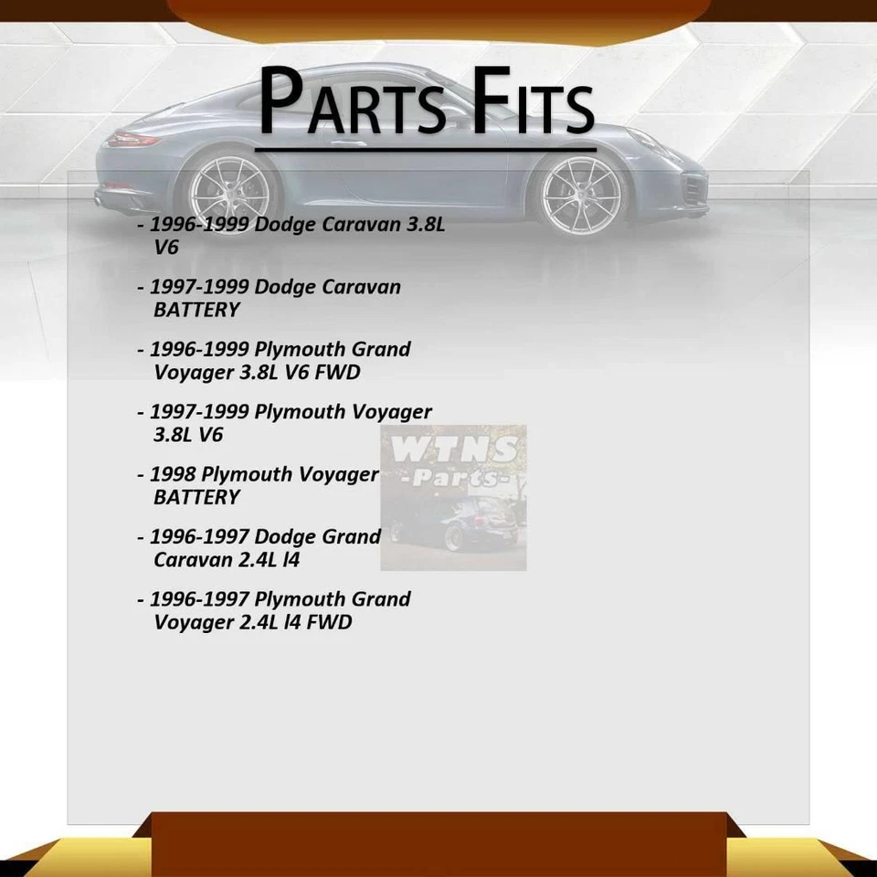 Amortecedores dianteiros traseiros e apoios de suspensão KYB conjunto de 4 peças para Chrysler Grand Voyager 2000 - Imagem 3 de 4
