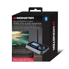 Monster New Bluetooth Wireless Transmitter Receiver, Turn Devices Compatible