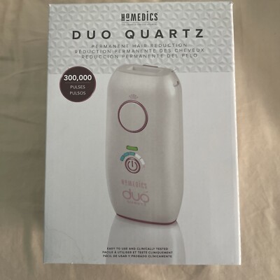 Homedics Duo Quartz Permanent Hair Reduction: IPL HH390