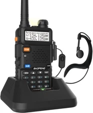 Digital Handheld Radio Scanner Fire Police VHF FM EMS Ham 2 Way Transceiver
