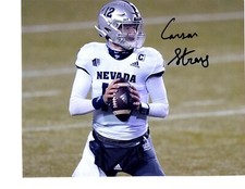 Carson Strong Nevada Wolfpack signed autographed 8x10 football photo 2022 NFL d