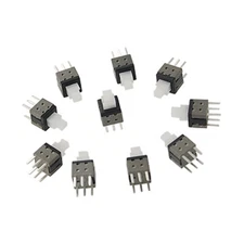 10 Pcs 6 Pin PCB Click Self Locking Tact Tactile Push Button Switch 5.8 x 5.8mm